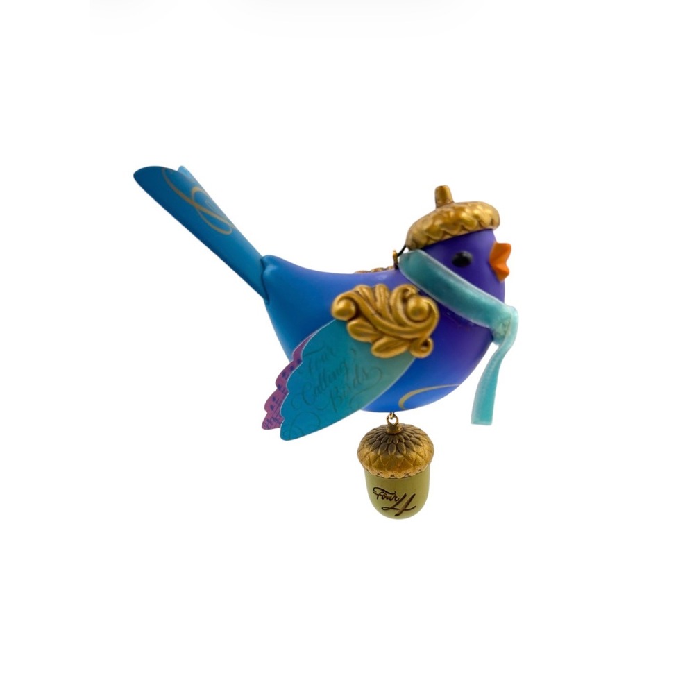 2014 Hallmark Keepsake Ornament Four Calling Birds 12 Days of Christmas Series